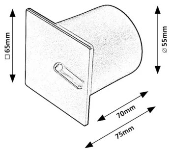 Corp de iluminat LED pentru scări Rabalux 71172 BOVEN LED/3W/230V alb