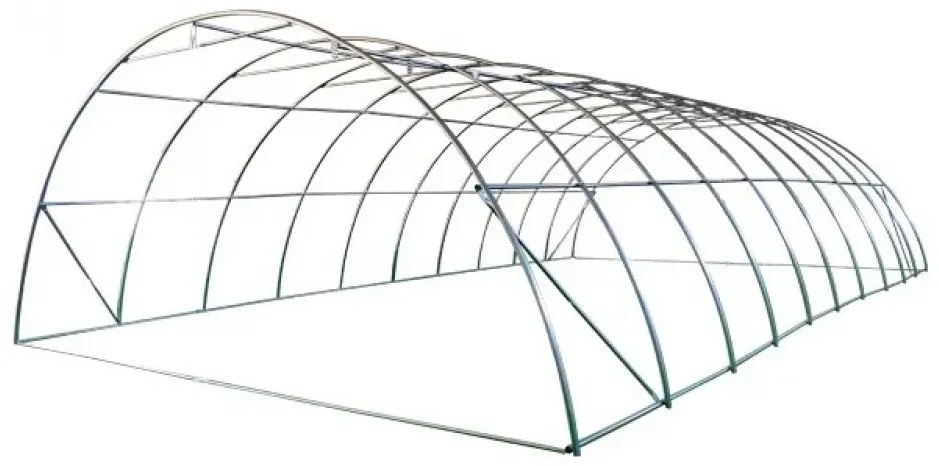 Solar de grădină, 6x18 m, 108 m², cadru din oțel, țeavă galvanizată, folie PE armată, 36 ferestre rulante, rezistent la UV, impermeabil, Verde, GH618,