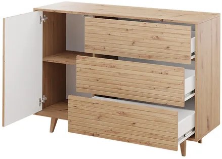 Comodă Treksona 1D3SZ (Stejar artisan) . Promo -17%. 1103689
