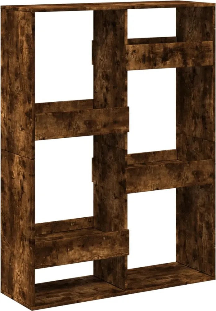 vidaXL Separator cameră, stejar fumuriu, 100x33x135 cm, lemn prelucrat