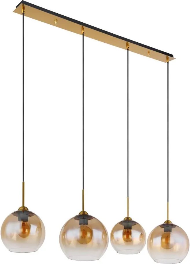 Globo 15788-4H - Candelabru suspendat pe cablu JAMESSA 4xE27/60W/230V, alamă