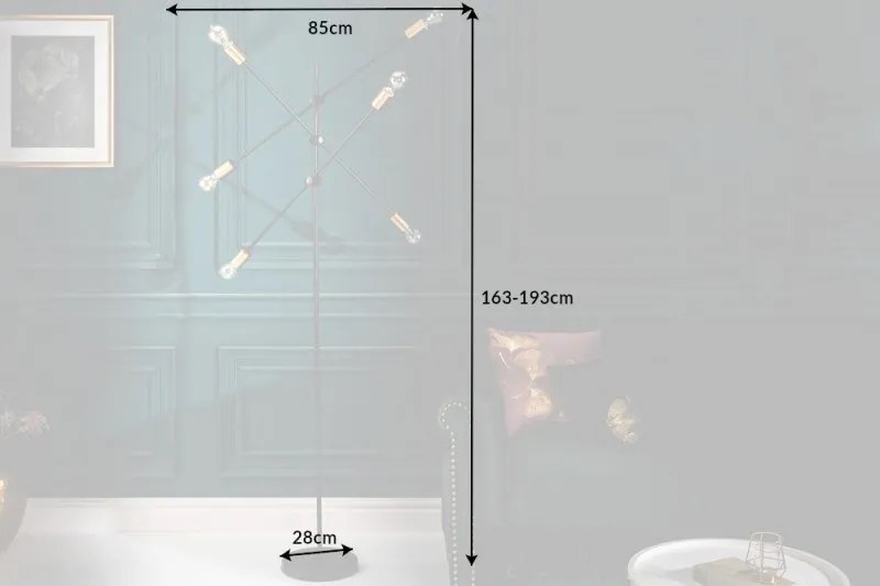 Lampadar, Lampa de podea design miminalist Variation