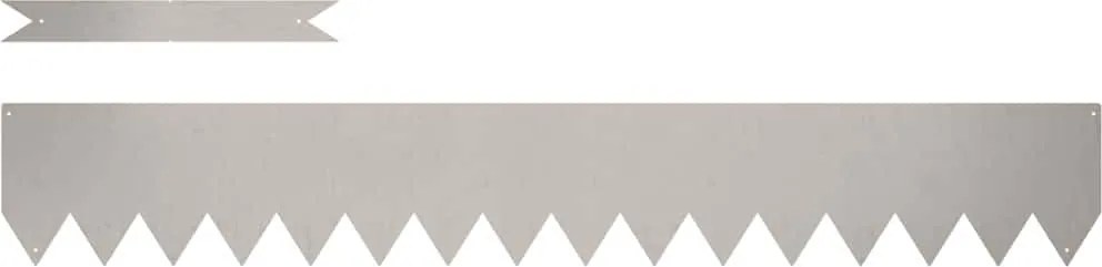 vidaXL Margine pentru gazon 30 pcs Maro 100 x 0.05 x 20 cm