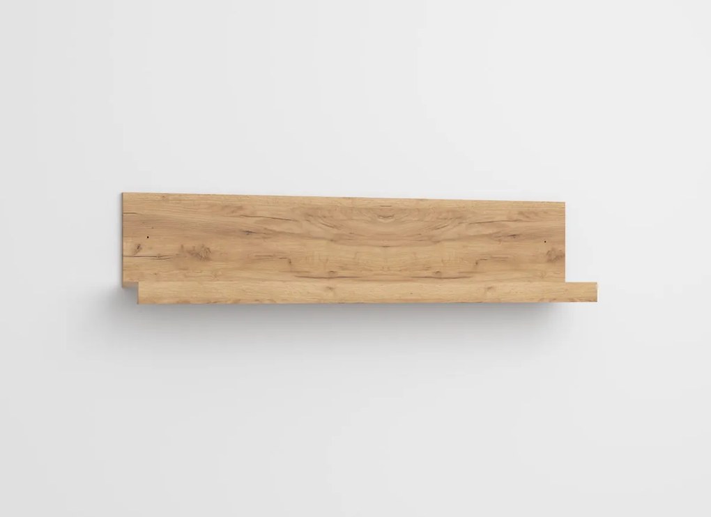 Set Mobilier Living Alb cu Stejar Auriu Crispy-C04