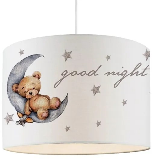 Lustră pentru copii CANDY 1xE27/40W/230V alb/maro