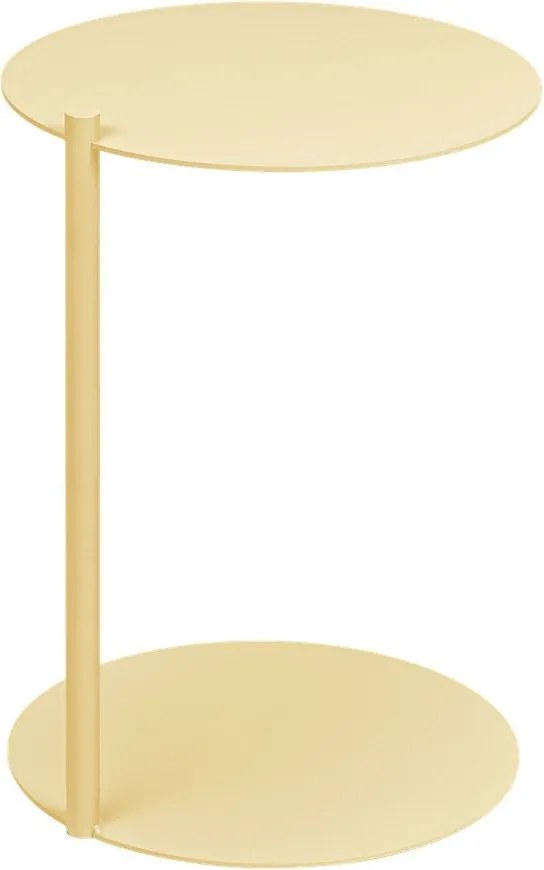 Măsuță auxiliară rotundă din oțel 41x40 cm Ande – noo.ma