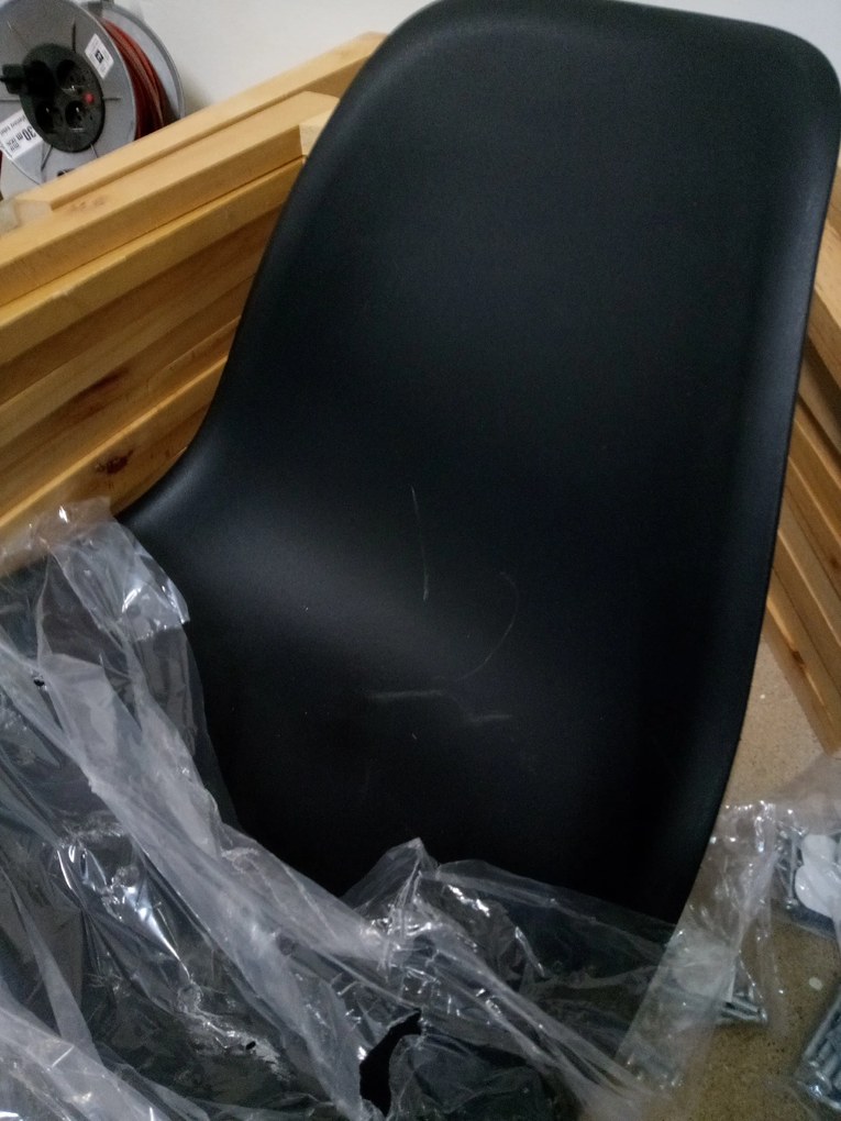 OFERTA Scaun negru KITO calitatea II