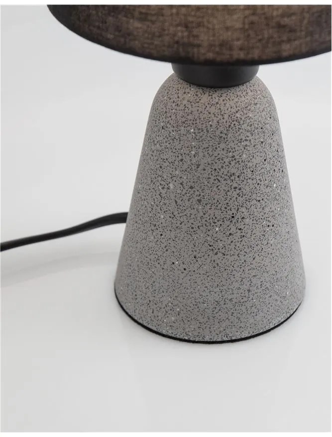 Veioza, lampa de masa design modern ZERO beton gri NVL-9577161