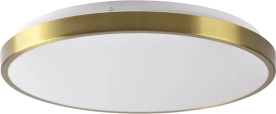 Plafonieră LED LIBRA, 24 W, 230 V, 4000 K, Ø 39 cm, auriu