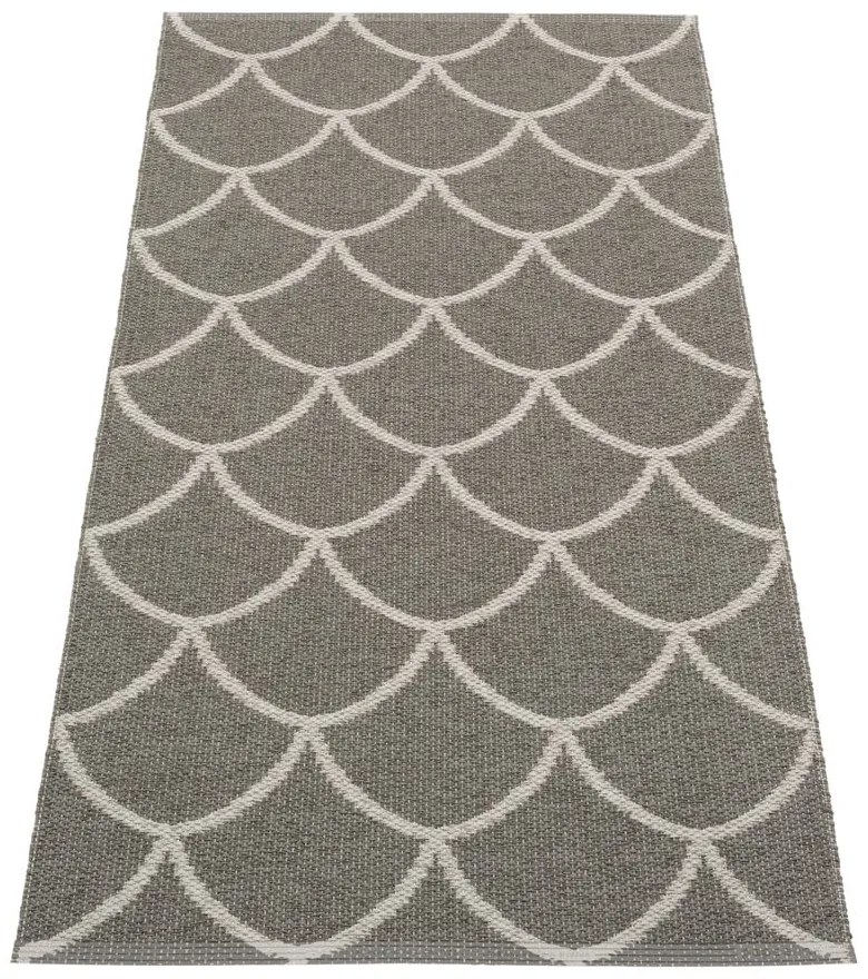 Covor tip traversă pentru interior și exterior gri 70x150 cm Kotte Charcoal – Pappelina
