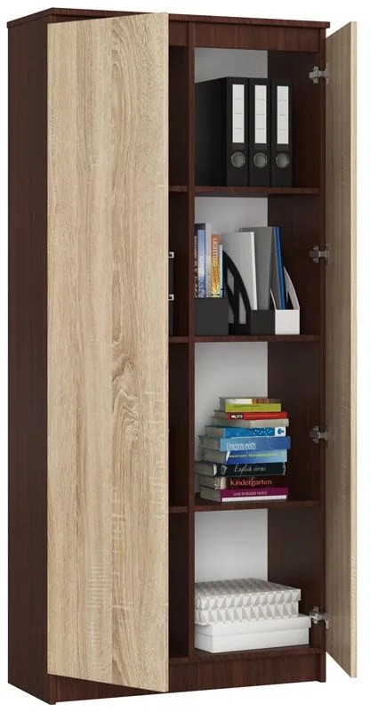 Dulap de haine Rainer II (wenge + Stejar sonoma). 1069817