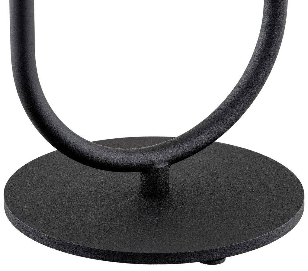 Veioza, lampa de masa design modern Rovetto negru