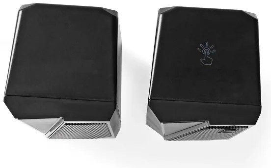 Nedis GSPR31020BK - Set 2x boxe RGB LED gaming 18W/5V