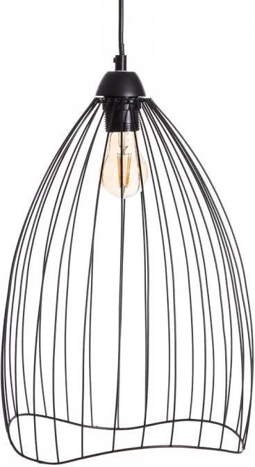 Lampa suspendata din metal Ceiling Lamp Black Metal Ø26cm | PRIMERA COLLECTION