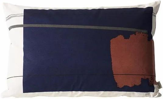 Perna din Bumbac Organic - Bumbac Albastru latime(60cm) x inaltime(40cm)