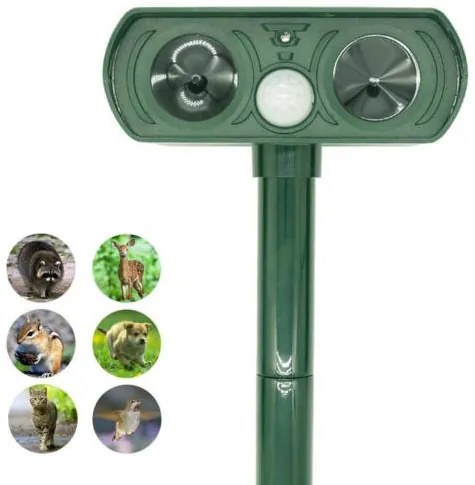Aparat solar impotriva daunatorilor Solar Animal Repeller, ultrasunete