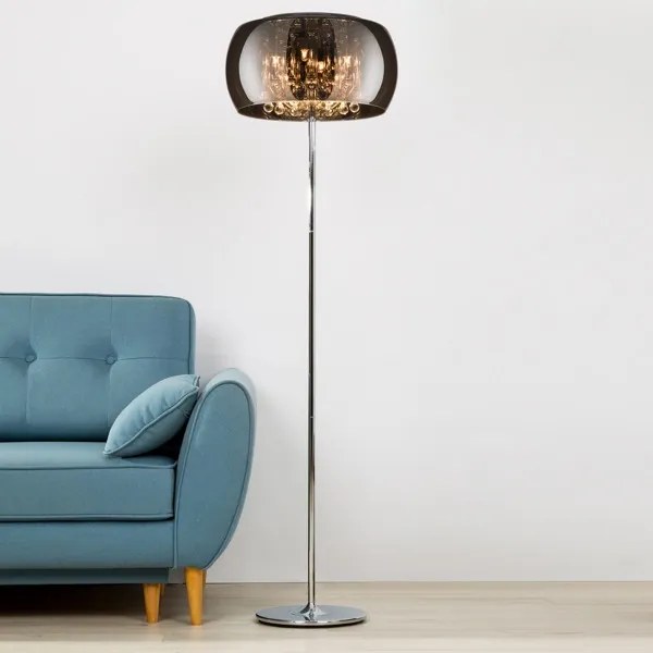 Lampadar, lampa de podea LUX H-158cm Crystal F0076-04A