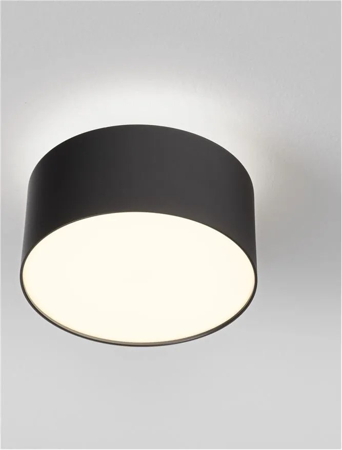 Spot aplicat, Plafoniera LED Ozen negru, 14cm