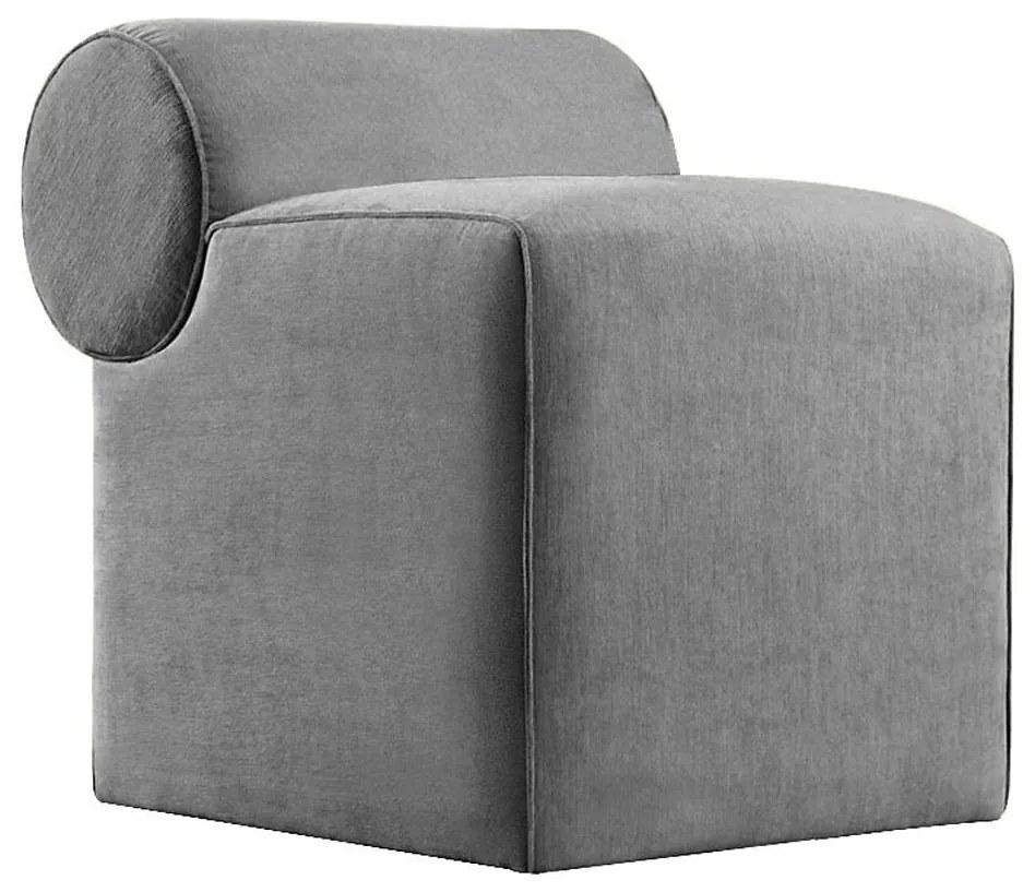 Taburet TIKI, 47 x 45 cm, gri