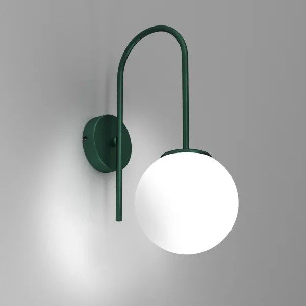 Aplica de perete CAMBRIDGE 1xE14/15W/230V verde