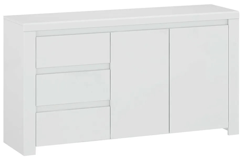Comodă Lafer 2D3S (alb lucios). 1034133