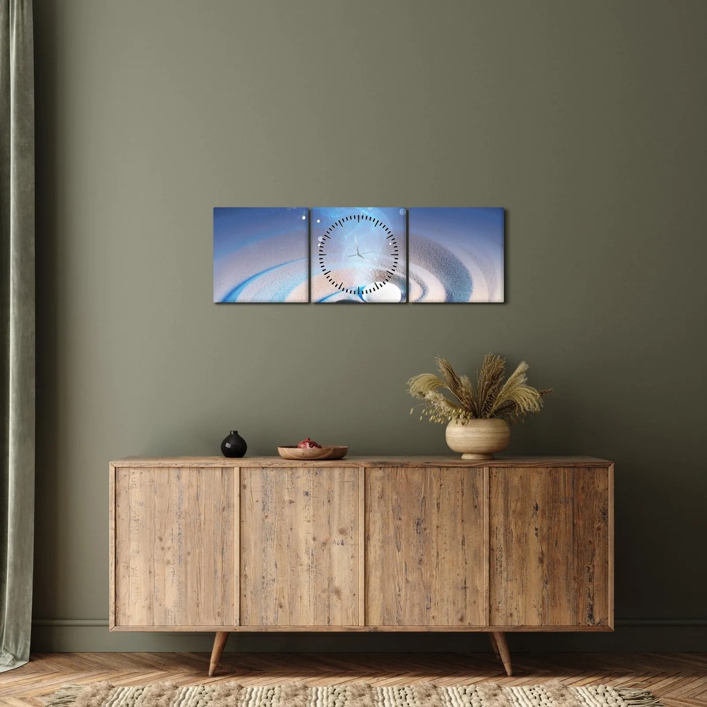 Tablou - Yin-yangul eteric (cu ceas) (90x30 cm)