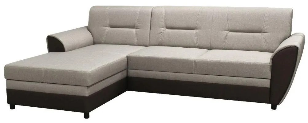 Colțar extensibil Sovard (maro + bej gri) (cu sp. depozitare) (S). 1096888