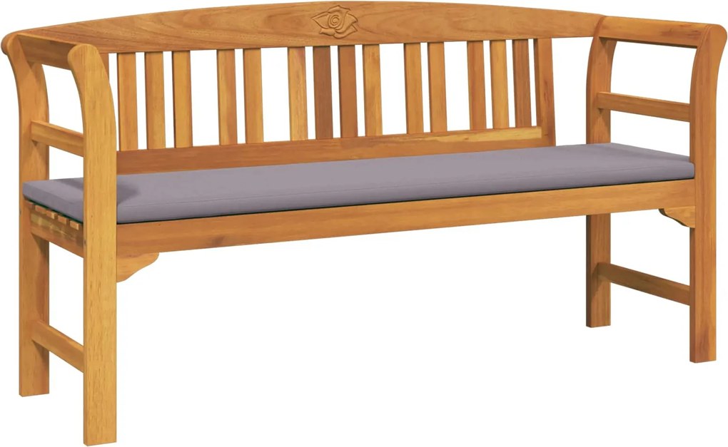 vidaXL Bancă de trandafir Natural 157 x 46 x 82,5 cm