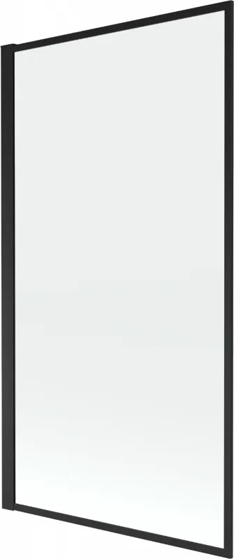Mexen Alex paravan pentru cadă 1-canat 80 x 140 cm, ramă neagră fixă - 893-080-000-70-70