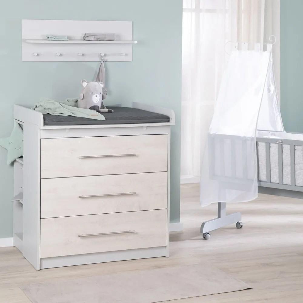 Salteluță pentru schimbat scutece 75x85 cm Graphite gesteppt – Roba