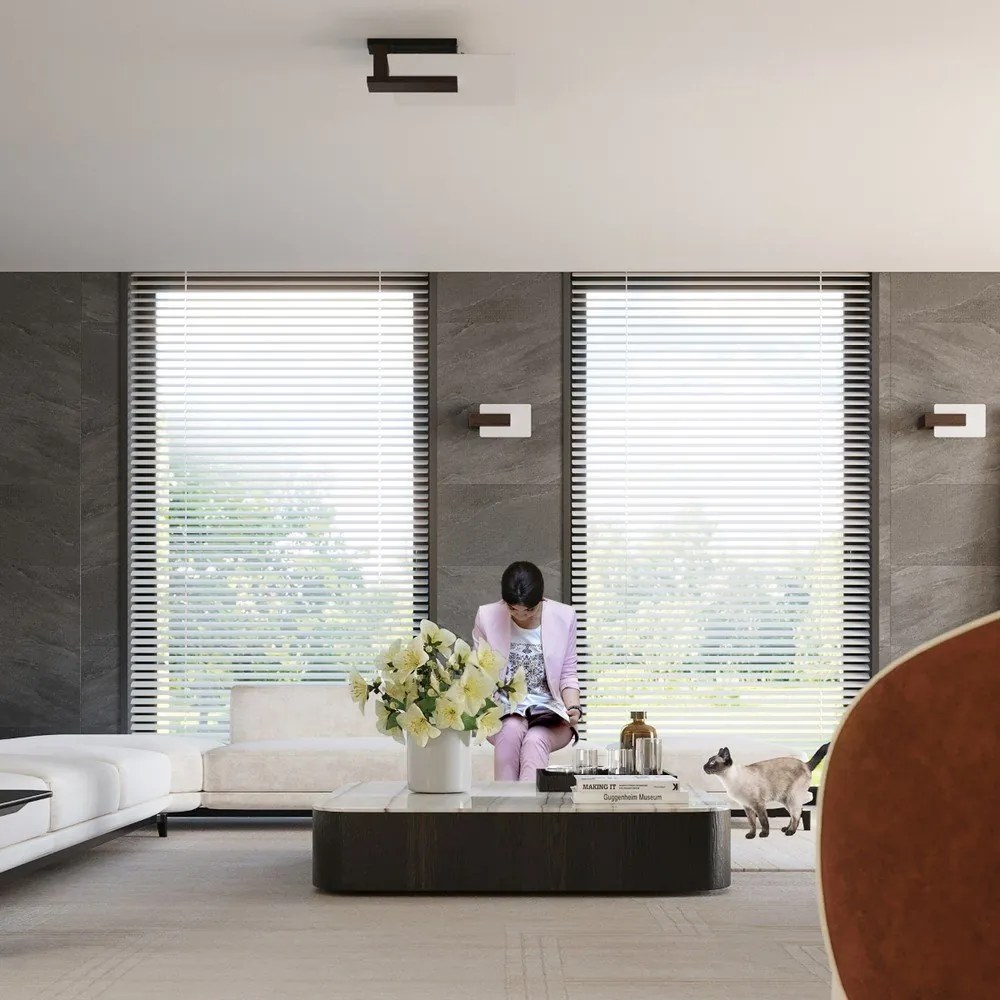 Aplică de perete maro închis Parola – Sollux