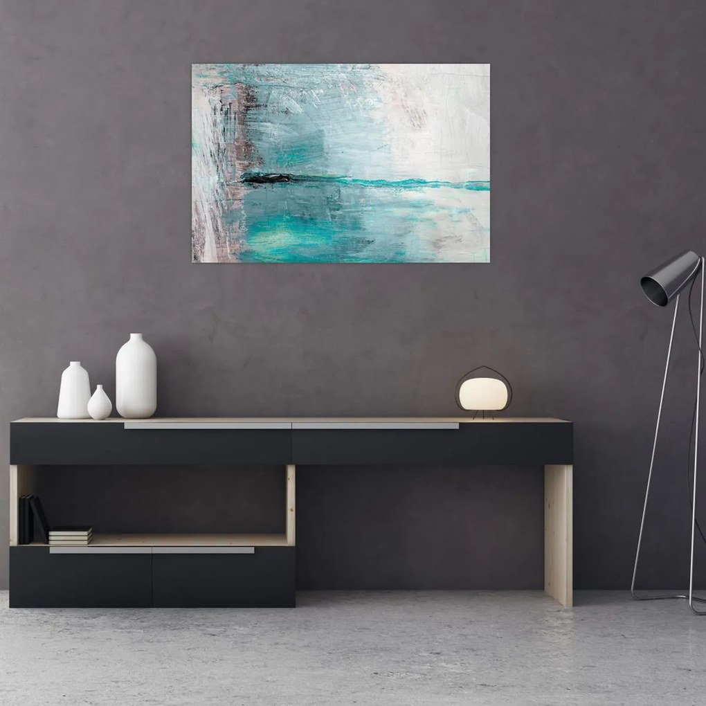 Tablou - pictură abstractă în ulei (90x60 cm)