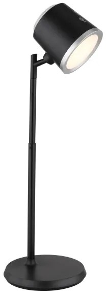 Globo 58454B - Lampă de birou LED tactilă reglabilă MEEYA LED/6W/3,7V negru