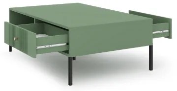 Masă de cafea LUE verde/negru