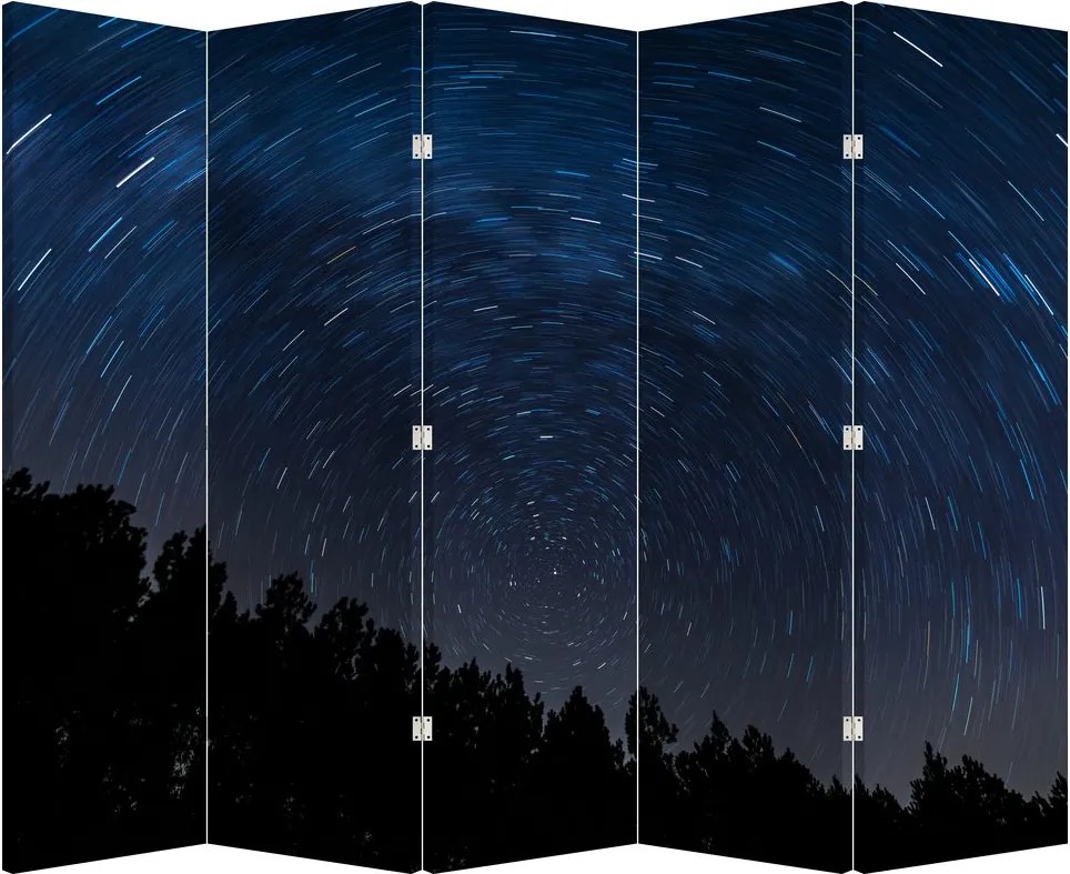 Paravan - cerul nocturn (210x170 cm)