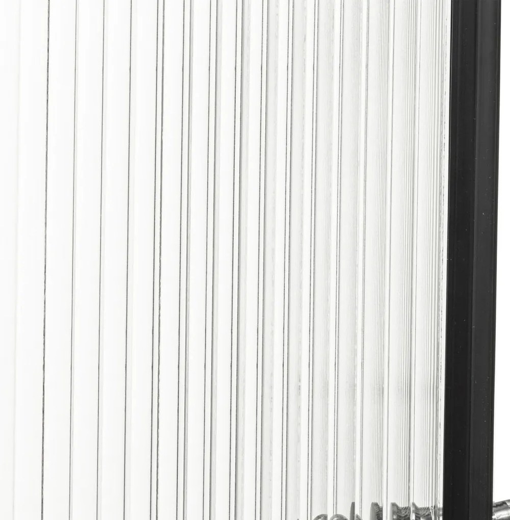 Soho Black 80 cabină de duș curbată cu tavă de duș XN