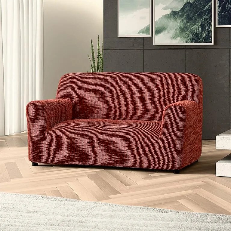 Huse bielastice COSTINA culoarea cupru fotoliu dublu (l. 120 - 160 cm)