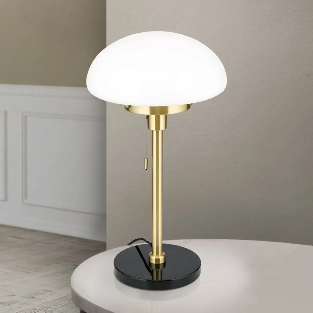Veioza/Lampa de masa design elegant SPARTA alama/negru