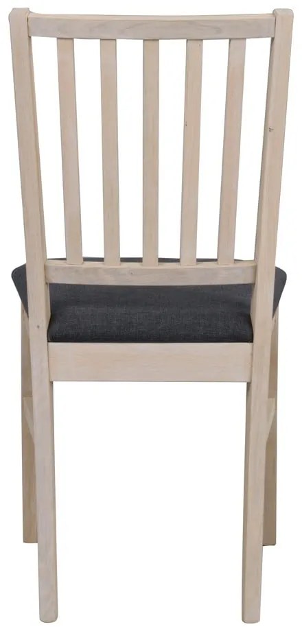 Scaun de dining din lemn de stejar Rowico Filippa, gri