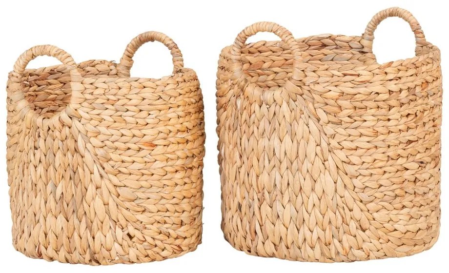 Coșuri de depozitare 2 buc. din zambilă de apă ø 35x37 cm Passo – House Nordic