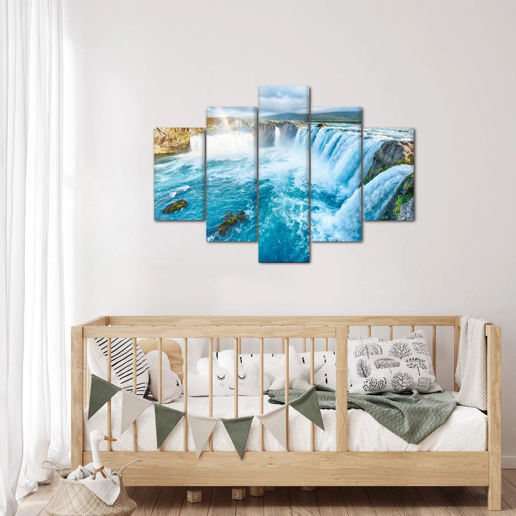Tablou - Cascada Godafoss (150x105 cm)
