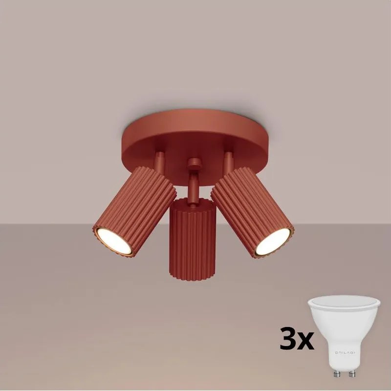 BRILAGI - Spot LED CRESTO 3xGU10/10W/230V portocaliu