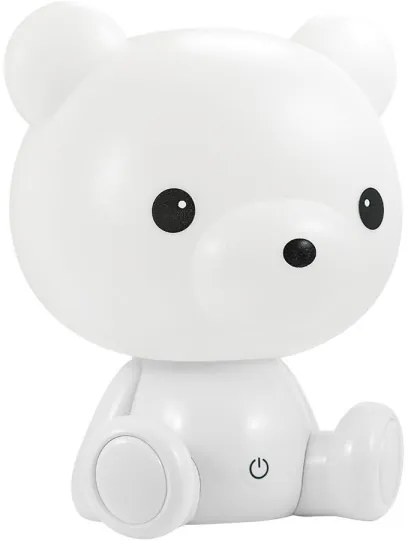 LED Veioză de noapte copii 2,5W/230V ursuleț alb