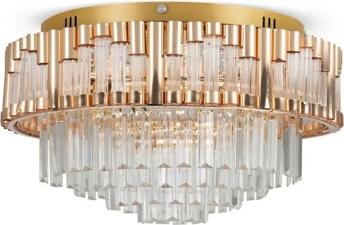 BRILAGI - Plafonieră LED reglabilă CROWN LED/41W/230V Ø 48 cm aurie + telecomandă