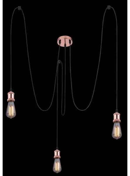 Lustră pe cablu Globo A32-3 OLIVER 3xE27/40W/230V spider