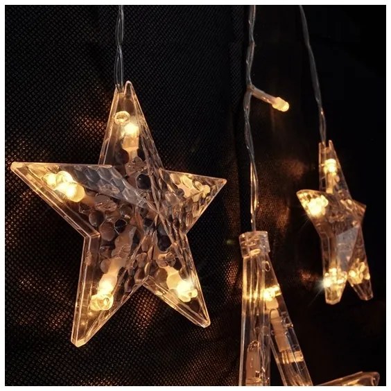 Solight 1V227 - LED Perdea luminoasă de crăciun 3,3 m 77xLED/3xAA