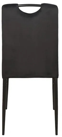 Scaun de bucaterie Rip Velvet, negru