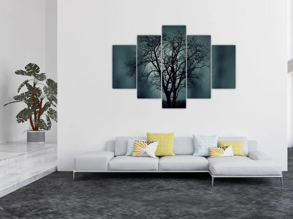 Tablou copaci în eclipsă (150x105 cm)