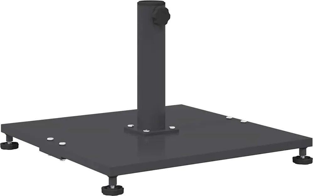 vidaXL Bază pentru umbrelă Gri închis 45 x 45 x 31 cm