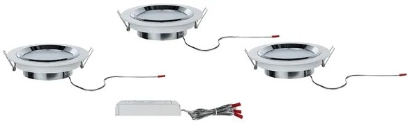 Paulmann 92693 - SET 3xLED/8W Lampă încastrată dimmabilă PREMIUM LINE 230/